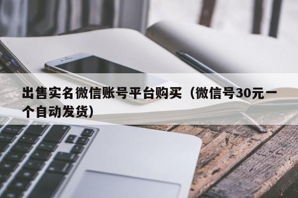 出售实名微信账号平台购买（微信号30元一个自动发货）