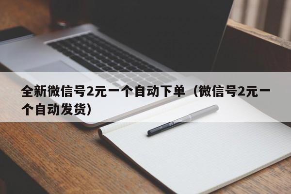 全新微信号2元一个自动下单（微信号2元一个自动发货）