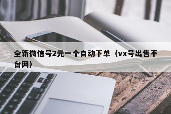 全新微信号2元一个自动下单（vx号出售平台网）